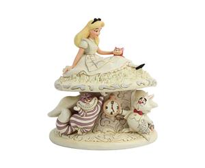 Disney Traditions Alice in Wonderland White Woodland Jim Shore 6005957