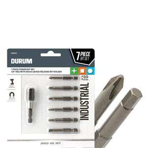 Durum 50mm Power Screwdriver Set - 7 Piece DB900