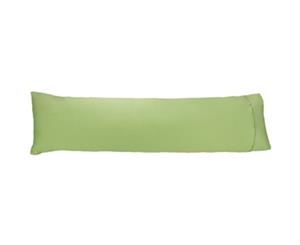 Easy Rest - Soft and Elegant 250TC Pure Cotton Percale Pillow Case (Body Shape) - Lime
