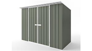 EasyShed D3015 Skillion Roof Garden Shed - Mist Green