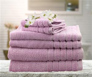 Egyptian Cotton Bath Sheet 6 Pieces Combo Value Set Pink