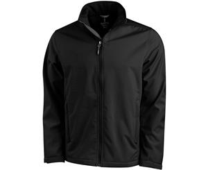 Elevate Mens Maxson Softshell Jacket (Solid Black) - PF1866