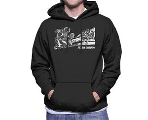 Flash Gordon Space Rescue Men's Hooded Sweatshirt - Black