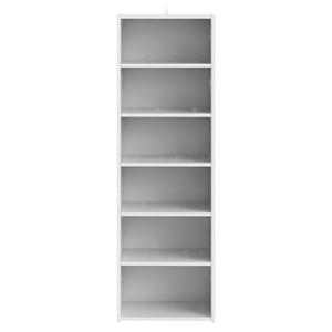 Flexi Storage White 6 Shelf Built In Wardrobe Unit