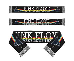 Floyd Scarf The Dark Side Of The Moon Band Logo Official - Black