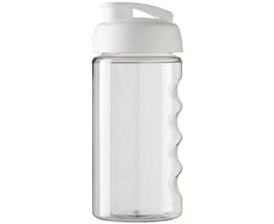 H2o Bop 500Ml Flip Lid Sport Bottle (Transparent/White) - PF2852