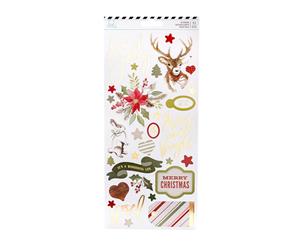 Heidi Swapp Winter Wonderland Cardstock Stickers 93 pack