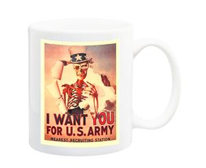 I Want You For The US Army Anti War Poster Mug - 11 Fluid Oz