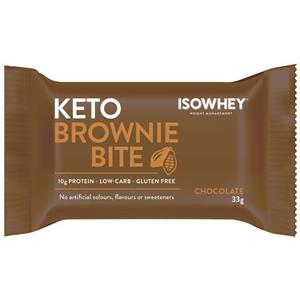 IsoWhey Keto Brownie Bite Chocolate 33g Single