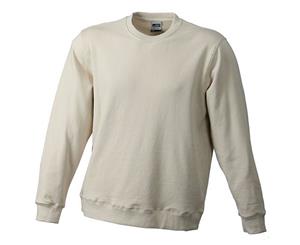 James And Nicholson Unisex Basic Sweatshirt (Stone) - FU397