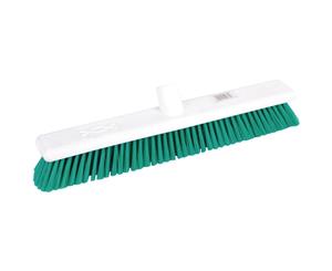 Jantex Hygiene Broom Soft Bristle Green 457mm