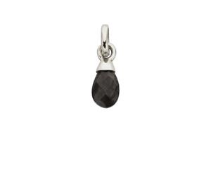 Kirstin Ash Black Agate Gemstone Charm w/ Sterling Silver