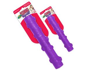 Kong Squeezz Stick Squeak Toy for Dogs - Two Sizes [Colour Purple] [Size Medium]