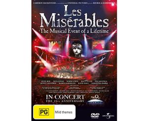 Les Misrables In Concert 25th Anniversary Show DVD Region 4