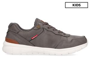 Levi's Boys' Grade-School Colby Burnish Shoes - Charcoal