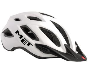 MET Crossover Active Bike Helmet White/Matt