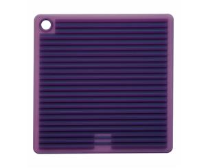 Mastrad Square Silicone Pot Holder Plum Purple