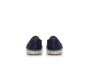 Michael Michael Kors Womens Kendrick Slip-On Leather Open Toe Espadrille Flats