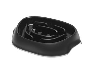 Moderna Slomo Slow Feeder Dog Bowl 950ml Black