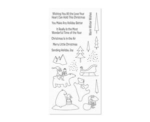 My Favorite Things Clear Stamp Set 4 inch x 8 inch - Merry Moments