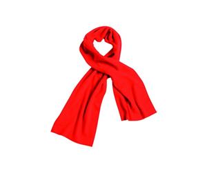 Myrtle Beach Adults Unisex Fleece Scarf (Red) - FU786