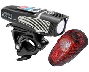 Nite Rider Lumina OLED 1200 Boost + Solas 250 USB Bike Light Set