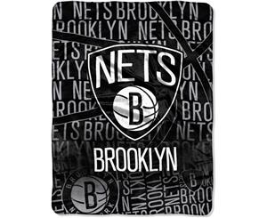 Northwest NBA Brooklyn Nets Micro Blanket 150x115cm - 150x115cm - Multi