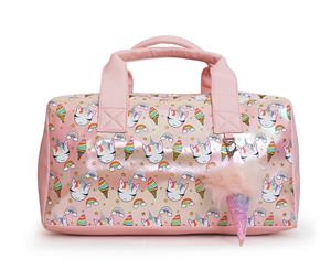 OMG Accessories Miss Gwen's Sweet Treats Metallic Duffle Bag - Pink