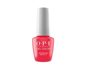 OPI GelColor UV LED Gel Polish GCL20 We Seafood and Eat It (15ml) - Lisbon 2018