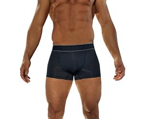 Outdoor Look Mens Breathable Boxer Briefs - Black/ White