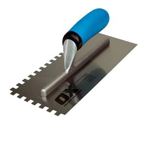 Ox Professional 10x10 Notch Trowel