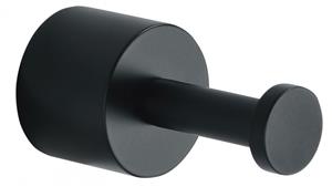 PLD Oasis Matte Black Single Robe Hook