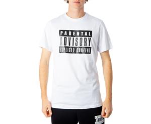 Parental Advisory Men's T-Shirt In White