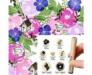 PegStamps - Flourish Stamp Set - 3/4in and 1/2in Stamps