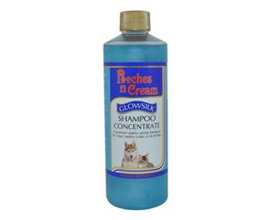 Pooches n Cream Glowsilk Shampoo Concentrate Skin Coat Care Dog 250ml (E9133)