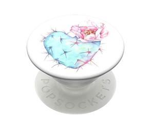 PopSockets Universal Swappable PopGrip Holder w/ Base Succulent Heart for Phones