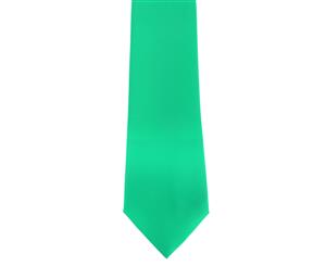 Premier Mens Plain Satin Tie (Narrow Blade) (Pack Of 2) (Turquoise) - RW6934