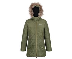 Regatta Childrens/Kids Bluebelle Quilted Hooded Jacket (Cypress Green) - RG4503