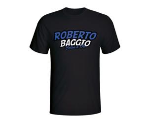 Roberto Baggio Comic Book T-shirt (black)