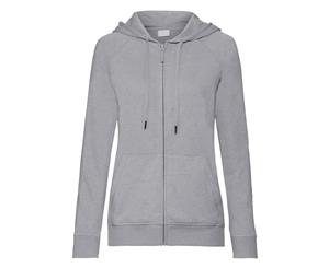 Russell Womens/Ladies Hd Zipped Hood Sweatshirt (Silver Marl) - RW6075