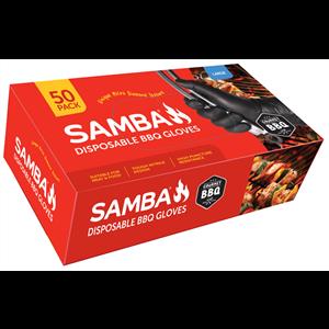 Samba Large Disposable BBQ Gloves - 50 Pack