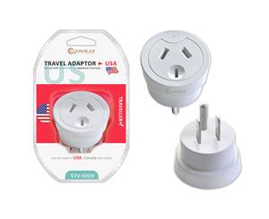 Sansai Australia/NZ Travel Adaptor STV-1009 240V f/ US/USA/Canada/United States