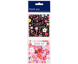 Simon Elvin Thank You Twin Display Packs (Pack Of 6) (Flowers) - SG13591