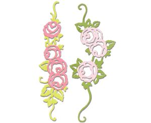 Sizzix Thinlits Dies 2/Pkg-Rose Border