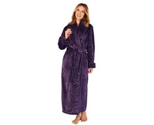 Slenderella HC4338 Housecoats Robe - Purple