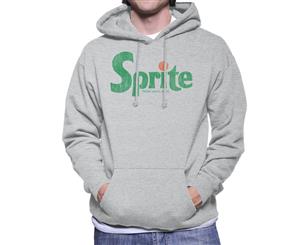 Sprite 70s Orange Dot Logo Men's Hooded Sweatshirt - Heather Grey