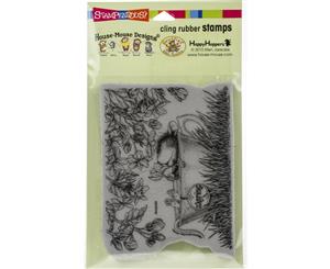 Stampendous House Mouse Cling Stamp - Jasmine Tea