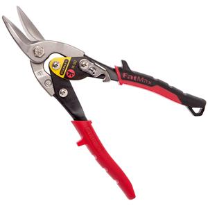 Stanley Fatmax 200mm Left Cut Aviation Snips Red 14562