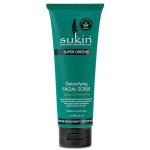 Sukin Super Greens Detoxifying Facial Scrub 125ml