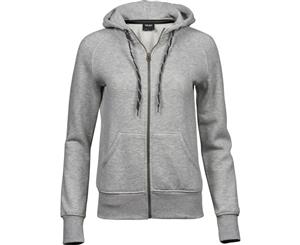 Tee Jays Womens/Ladies Fashion Zip Hoodie (Heather Grey) - PC3547